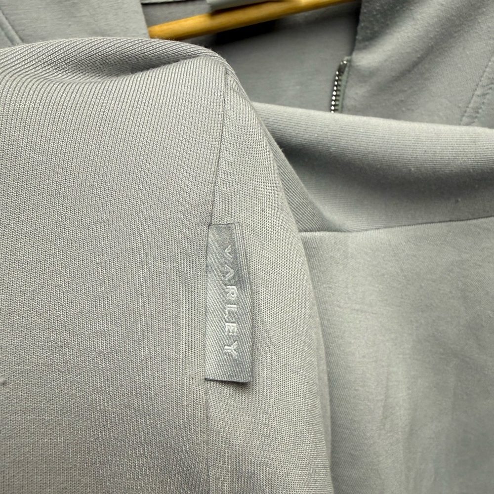 Varley Davidson Double Soft Gray Quarter-Zip Sweatshirt Size XS - Picture 6 of 7